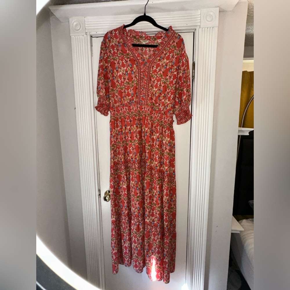 Max Studio London Floral Midi Dress - Size 2X